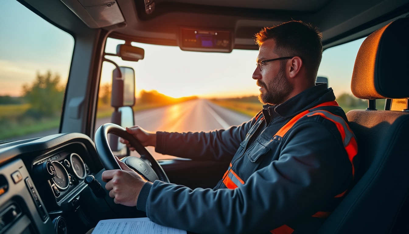 Illustration: Comprendre le temps de conduite dans le transport poids lourd