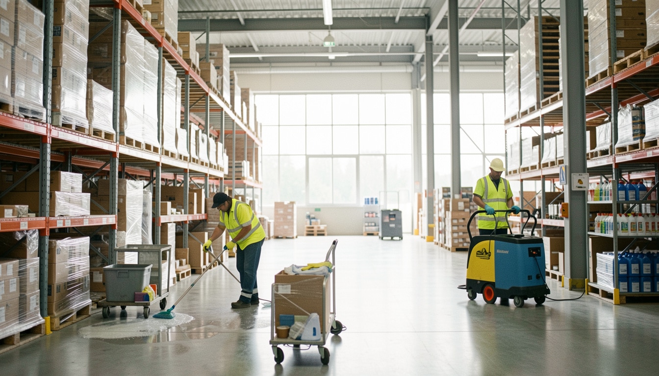 Choisir une entreprise de nettoyage logistique