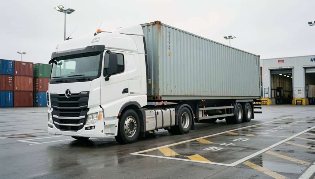 Camion porte-conteneur : bien le choisir en logistique