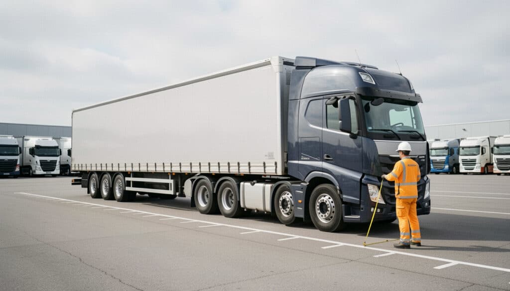 Longueur d’une remorque de camion : normes et mesures