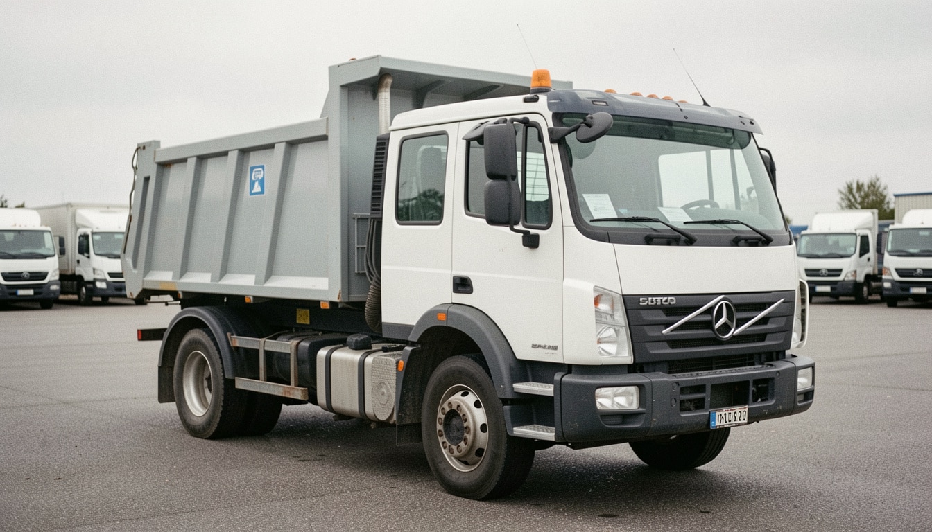 Camion benne 3,5 t d’occasion : bien choisir son modèle