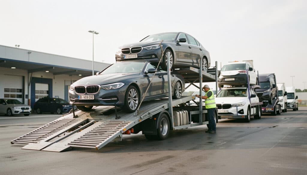 Transport de voiture par camion : prix, délais et options