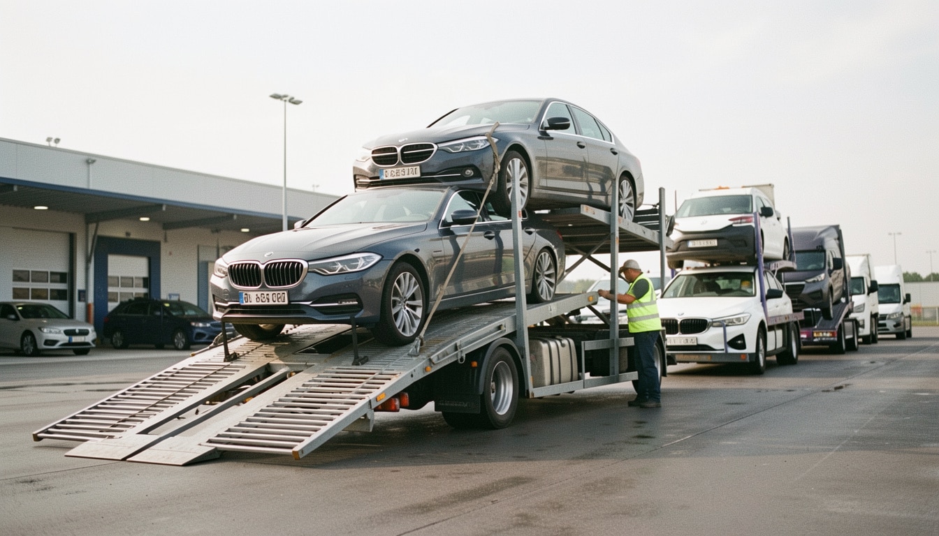 Transport de voiture par camion : prix, délais et options