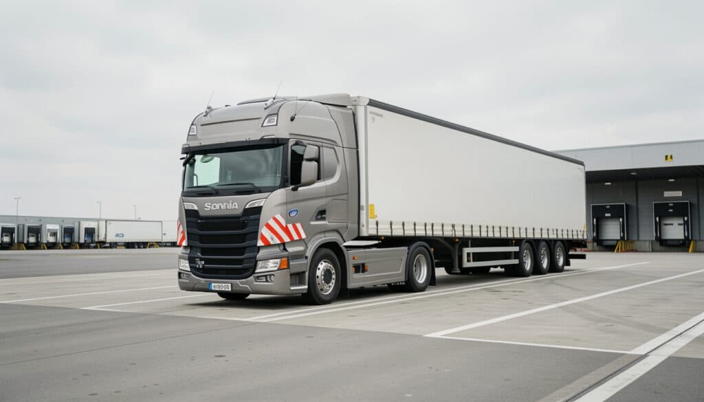 Camion avec remorque : dimensions, usages et limites
