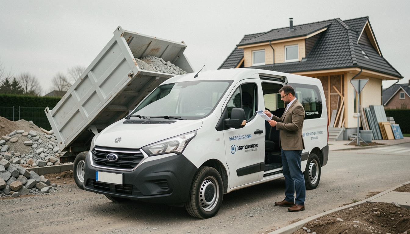 Location d’une camionnette benne : usages, permis, tarif