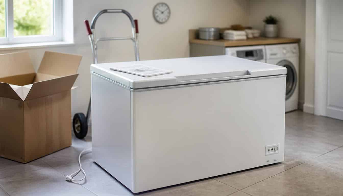 Congélateur couché : combien de temps avant branchement