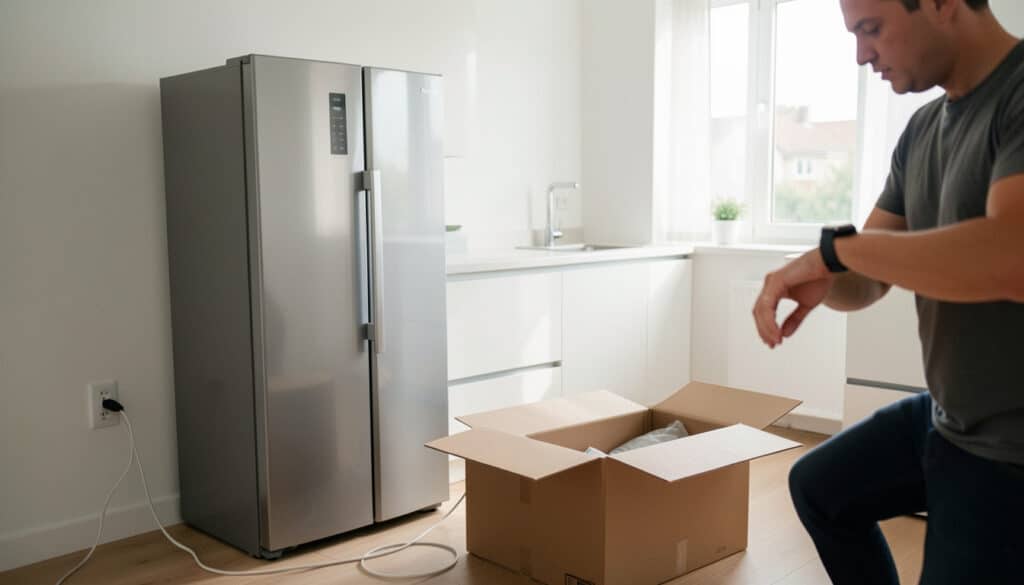 Après un déménagement, quand rebrancher le frigo ?
